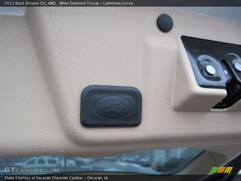 White Diamond Tricoat / Cashmere/Cocoa 2011 Buick Enclave CXL AWD