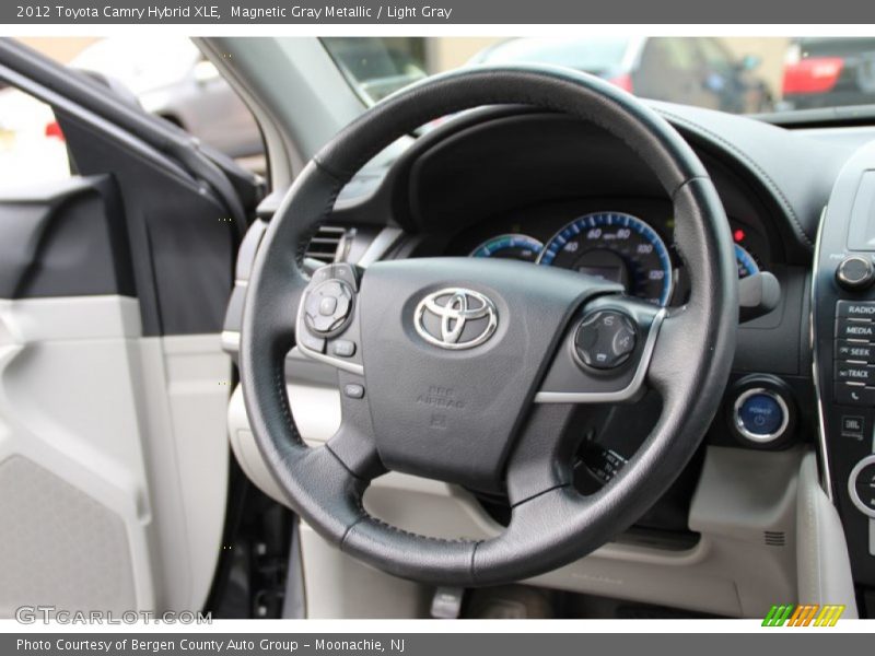 Magnetic Gray Metallic / Light Gray 2012 Toyota Camry Hybrid XLE