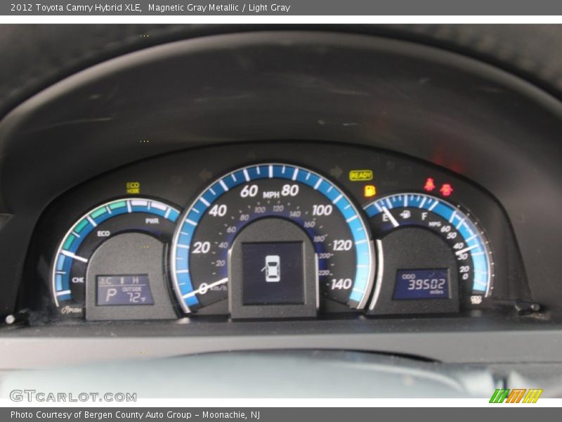 Magnetic Gray Metallic / Light Gray 2012 Toyota Camry Hybrid XLE
