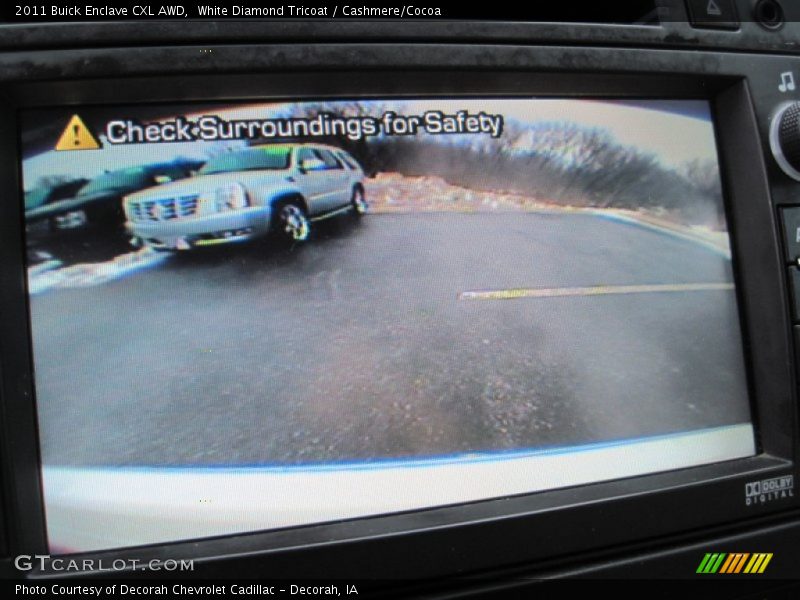 White Diamond Tricoat / Cashmere/Cocoa 2011 Buick Enclave CXL AWD