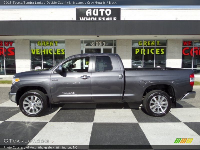 Magnetic Gray Metallic / Black 2015 Toyota Tundra Limited Double Cab 4x4