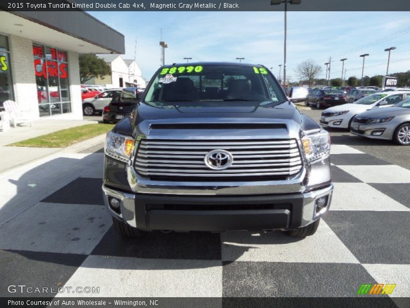 Magnetic Gray Metallic / Black 2015 Toyota Tundra Limited Double Cab 4x4
