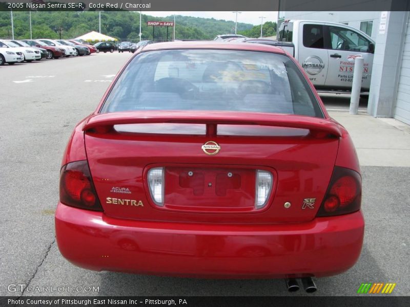 Code Red / Charcoal 2005 Nissan Sentra SE-R