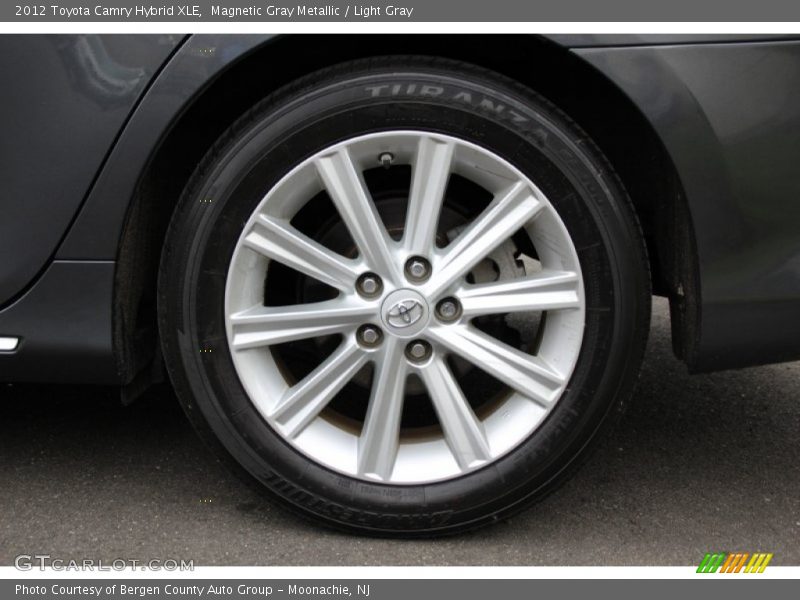Magnetic Gray Metallic / Light Gray 2012 Toyota Camry Hybrid XLE