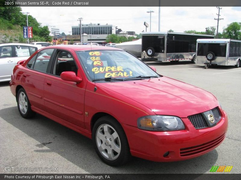 Code Red / Charcoal 2005 Nissan Sentra SE-R
