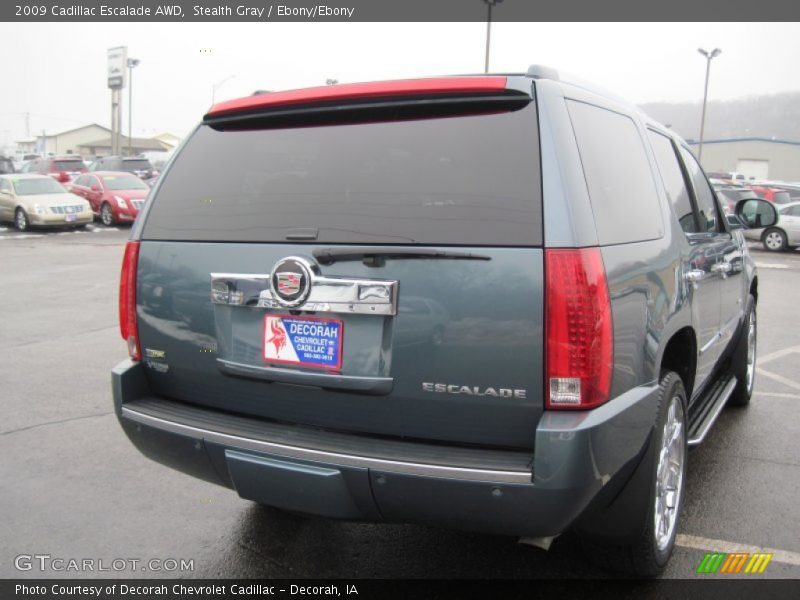 Stealth Gray / Ebony/Ebony 2009 Cadillac Escalade AWD