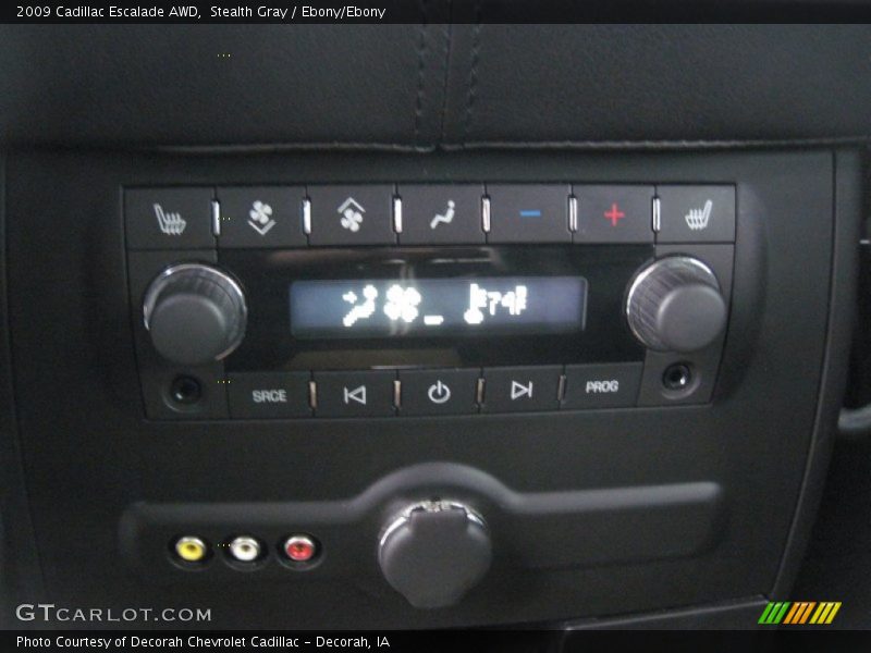 Stealth Gray / Ebony/Ebony 2009 Cadillac Escalade AWD