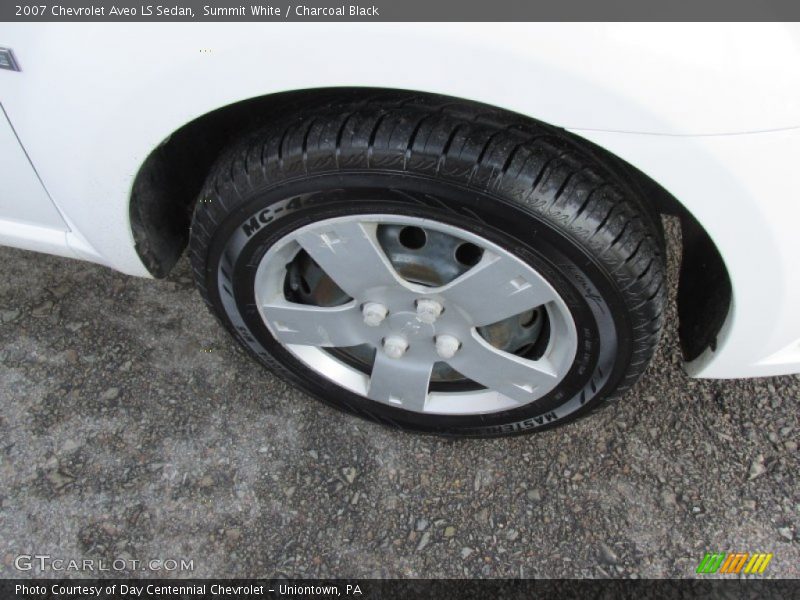 Summit White / Charcoal Black 2007 Chevrolet Aveo LS Sedan