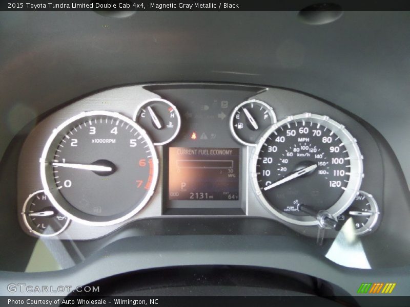 Magnetic Gray Metallic / Black 2015 Toyota Tundra Limited Double Cab 4x4