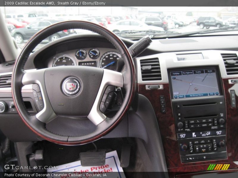 Stealth Gray / Ebony/Ebony 2009 Cadillac Escalade AWD
