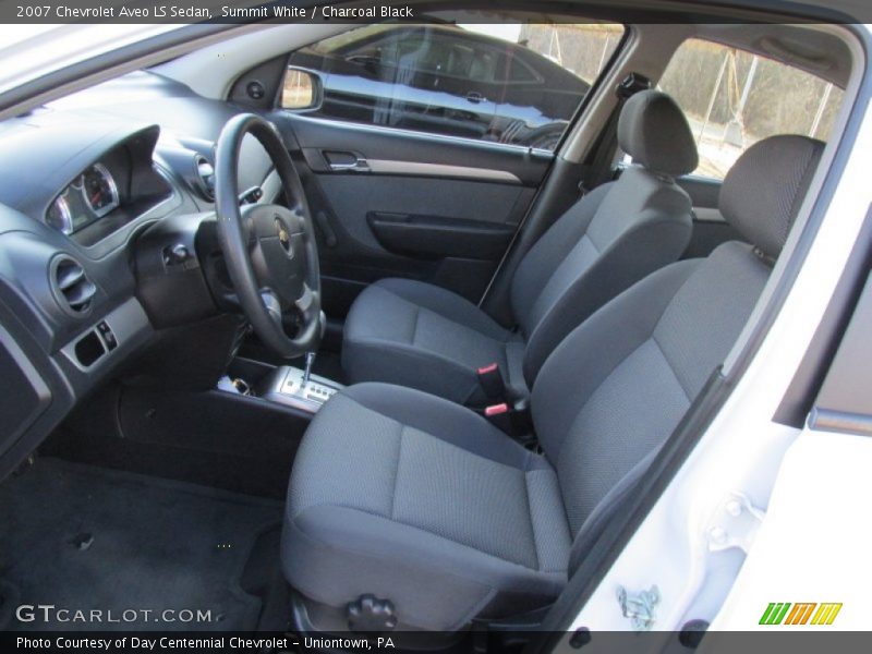 Summit White / Charcoal Black 2007 Chevrolet Aveo LS Sedan