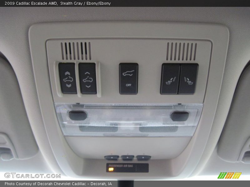 Stealth Gray / Ebony/Ebony 2009 Cadillac Escalade AWD
