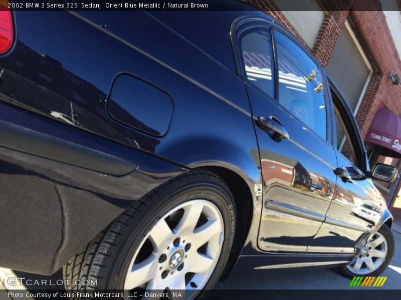 Orient Blue Metallic / Natural Brown 2002 BMW 3 Series 325i Sedan