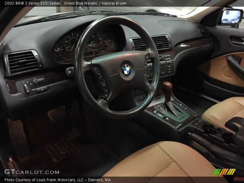 Orient Blue Metallic / Natural Brown 2002 BMW 3 Series 325i Sedan