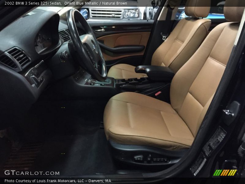 Orient Blue Metallic / Natural Brown 2002 BMW 3 Series 325i Sedan