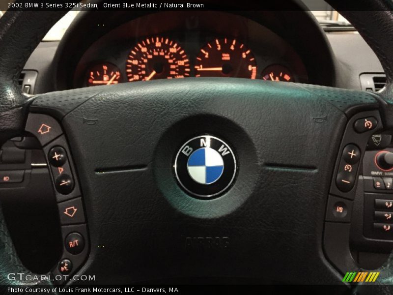 Orient Blue Metallic / Natural Brown 2002 BMW 3 Series 325i Sedan