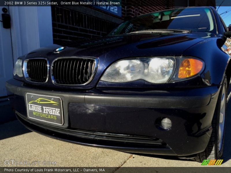Orient Blue Metallic / Natural Brown 2002 BMW 3 Series 325i Sedan