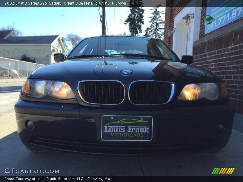 Orient Blue Metallic / Natural Brown 2002 BMW 3 Series 325i Sedan