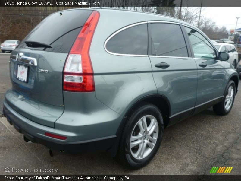 Opal Sage Metallic / Ivory 2010 Honda CR-V EX AWD