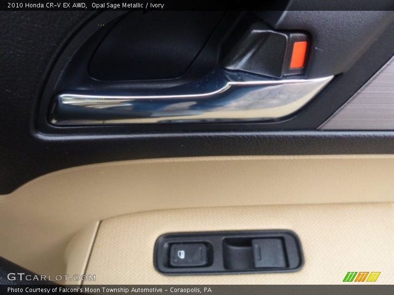 Opal Sage Metallic / Ivory 2010 Honda CR-V EX AWD