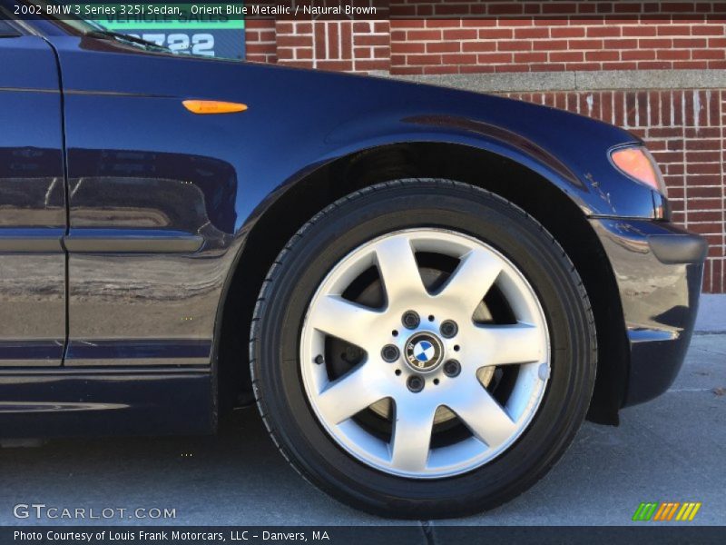 Orient Blue Metallic / Natural Brown 2002 BMW 3 Series 325i Sedan