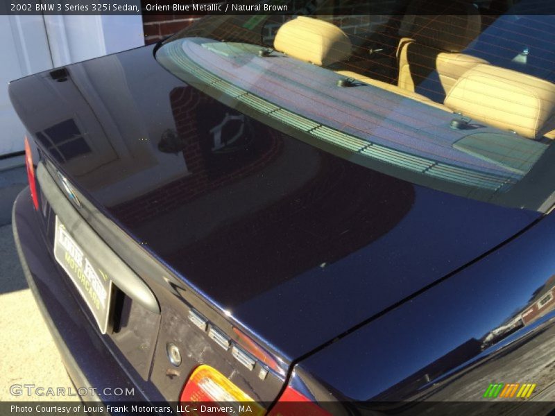 Orient Blue Metallic / Natural Brown 2002 BMW 3 Series 325i Sedan