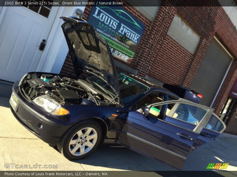 Orient Blue Metallic / Natural Brown 2002 BMW 3 Series 325i Sedan