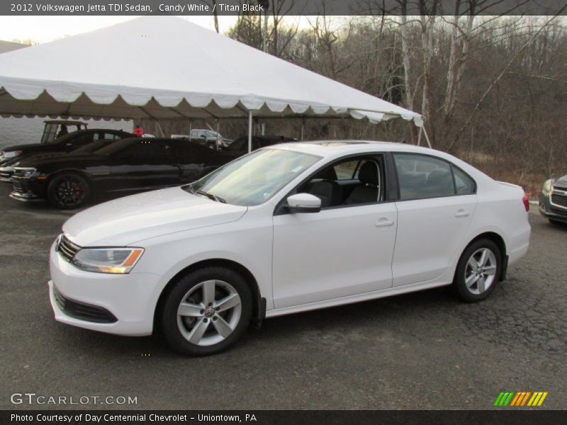 Candy White / Titan Black 2012 Volkswagen Jetta TDI Sedan