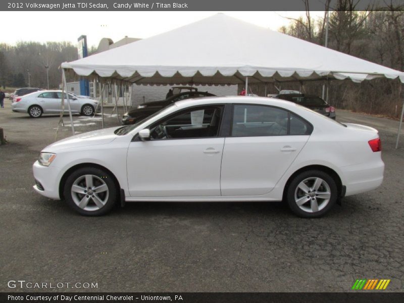 Candy White / Titan Black 2012 Volkswagen Jetta TDI Sedan