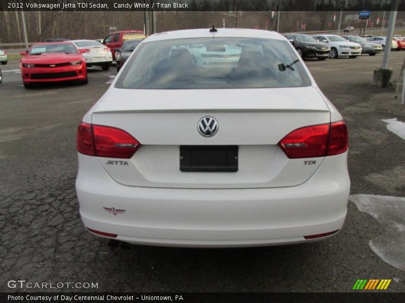 Candy White / Titan Black 2012 Volkswagen Jetta TDI Sedan