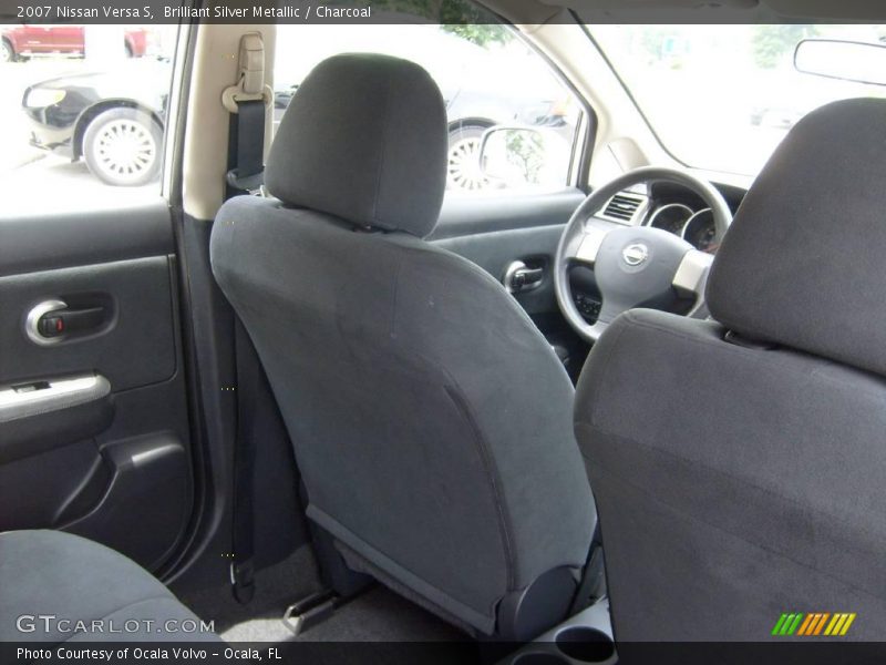 Brilliant Silver Metallic / Charcoal 2007 Nissan Versa S