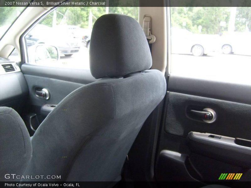 Brilliant Silver Metallic / Charcoal 2007 Nissan Versa S