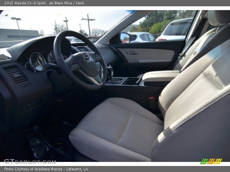 Front Seat of 2015 CX-9 Sport