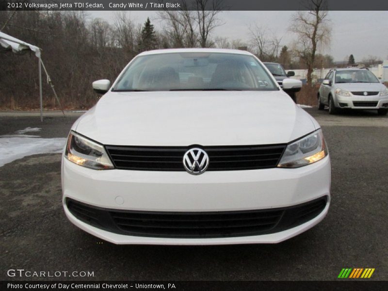 Candy White / Titan Black 2012 Volkswagen Jetta TDI Sedan