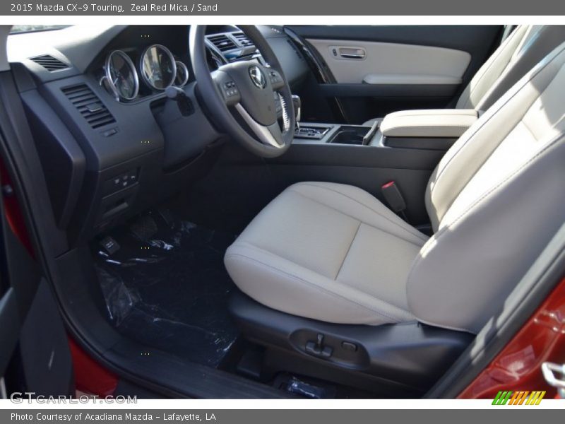 Zeal Red Mica / Sand 2015 Mazda CX-9 Touring