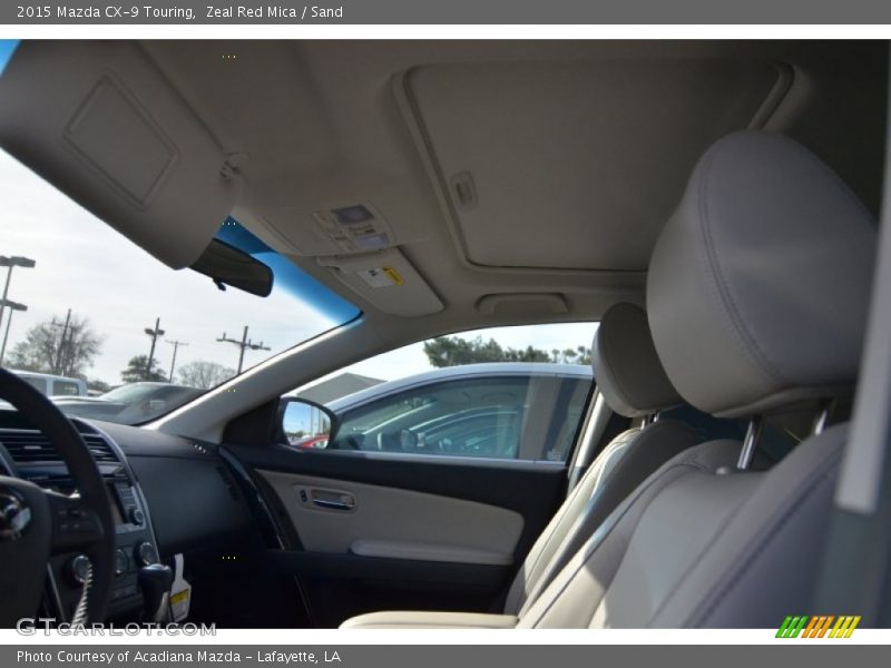 Zeal Red Mica / Sand 2015 Mazda CX-9 Touring