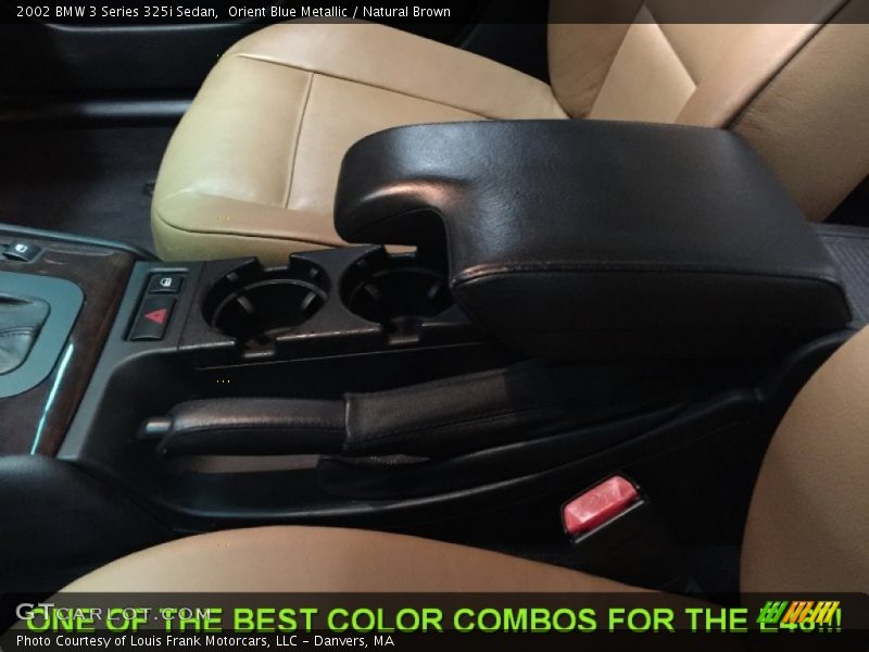 Orient Blue Metallic / Natural Brown 2002 BMW 3 Series 325i Sedan