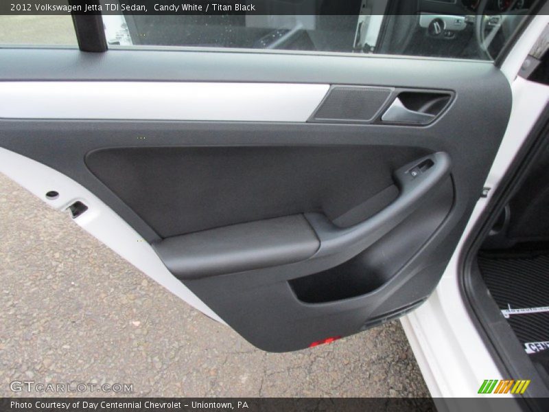 Candy White / Titan Black 2012 Volkswagen Jetta TDI Sedan