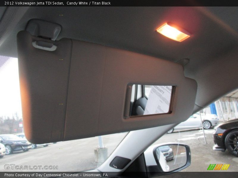Candy White / Titan Black 2012 Volkswagen Jetta TDI Sedan