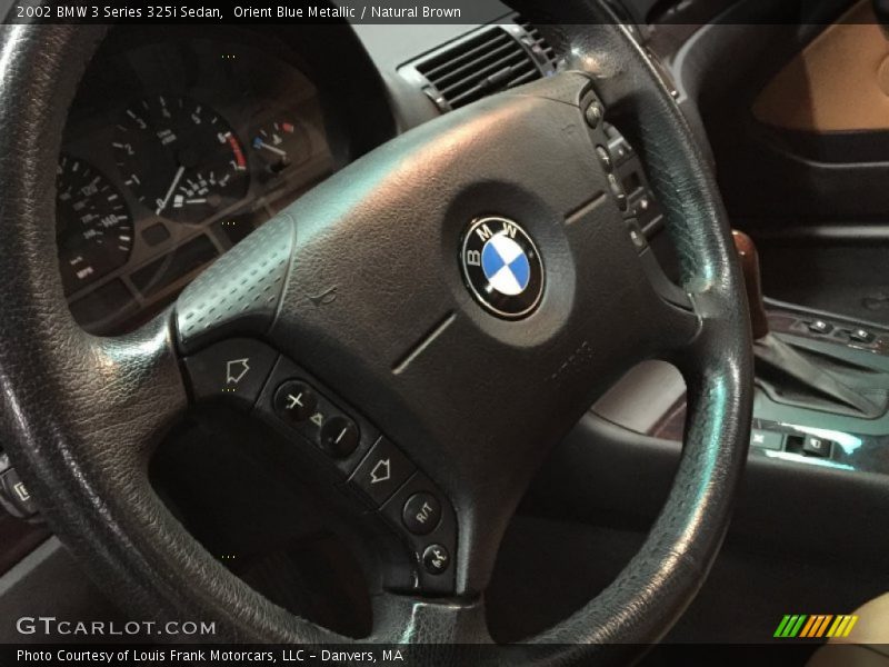 Orient Blue Metallic / Natural Brown 2002 BMW 3 Series 325i Sedan