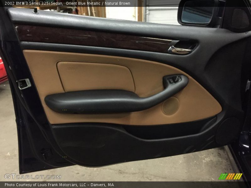 Orient Blue Metallic / Natural Brown 2002 BMW 3 Series 325i Sedan