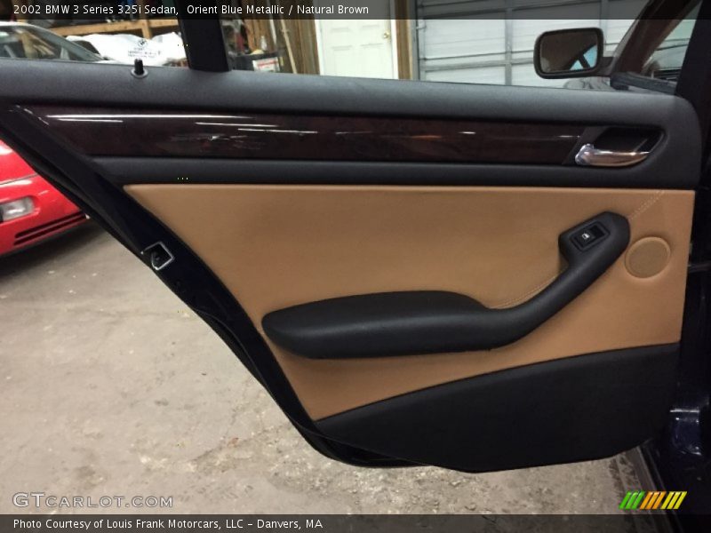 Orient Blue Metallic / Natural Brown 2002 BMW 3 Series 325i Sedan