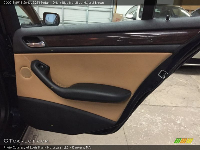 Orient Blue Metallic / Natural Brown 2002 BMW 3 Series 325i Sedan