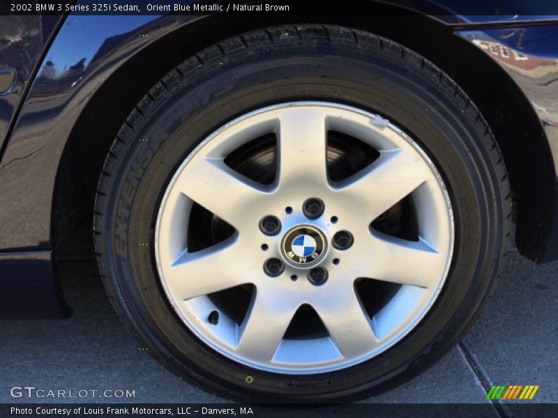 Orient Blue Metallic / Natural Brown 2002 BMW 3 Series 325i Sedan