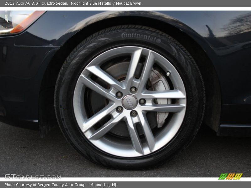 Moonlight Blue Metallic / Nougat Brown 2012 Audi A6 3.0T quattro Sedan