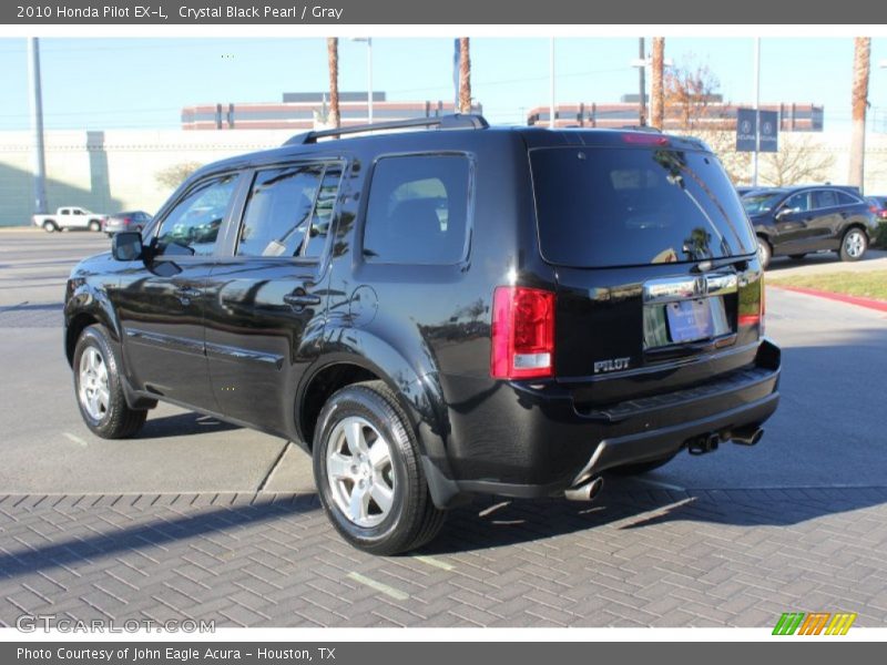 Crystal Black Pearl / Gray 2010 Honda Pilot EX-L