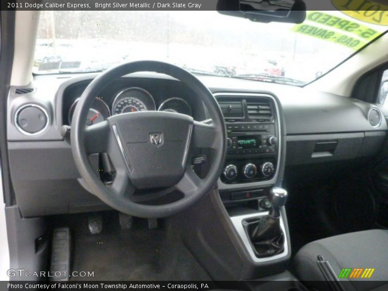 Bright Silver Metallic / Dark Slate Gray 2011 Dodge Caliber Express