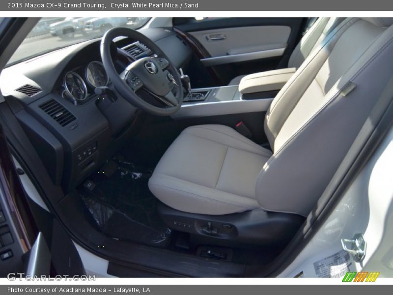 Front Seat of 2015 CX-9 Grand Touring