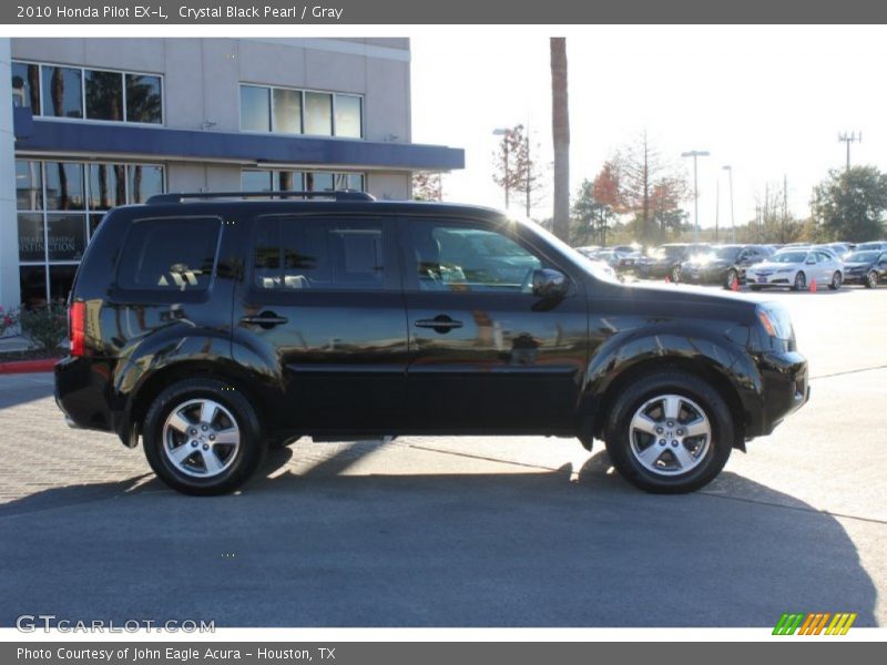 Crystal Black Pearl / Gray 2010 Honda Pilot EX-L
