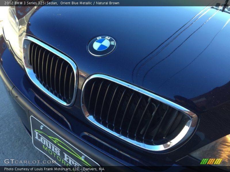 Orient Blue Metallic / Natural Brown 2002 BMW 3 Series 325i Sedan